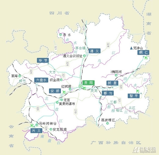 八大收费站及各著名景点都是堵点