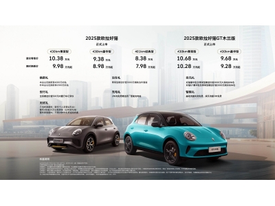2025款欧拉好猫换新价7.98万起
